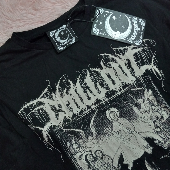 Killstar nwt chill out hell party long sleeve tee! Goth/Punk wear! Final price! - Picture 4 of 9